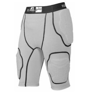 New! MENS size LARGE 34-36 Russell 5 Pocket Girdle Padded Football Pants